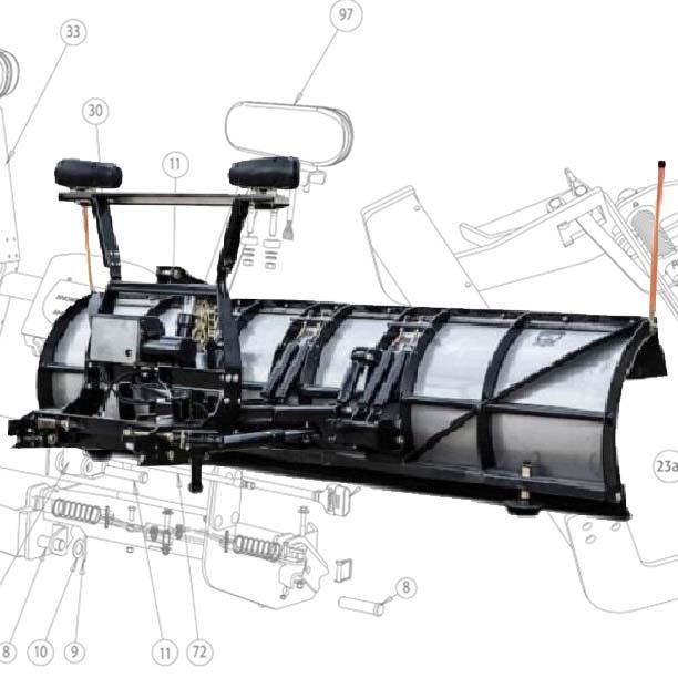 Buyers SnowDogg CM Plows Parts Diagrams