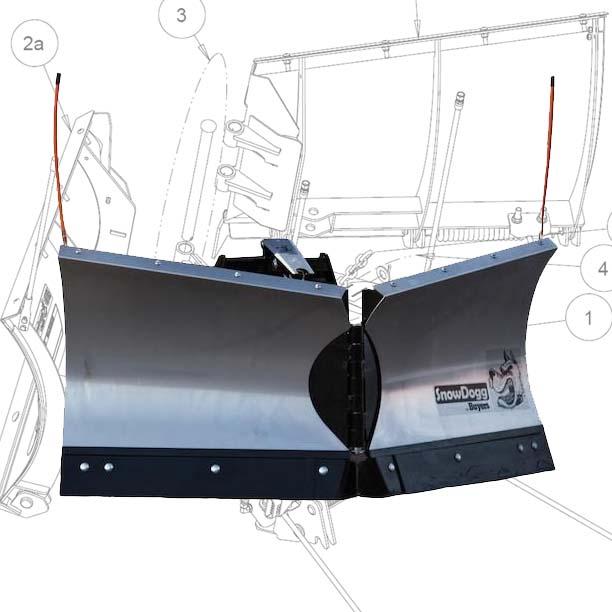 Buyers SnowDogg UTV Plows Parts Diagrams