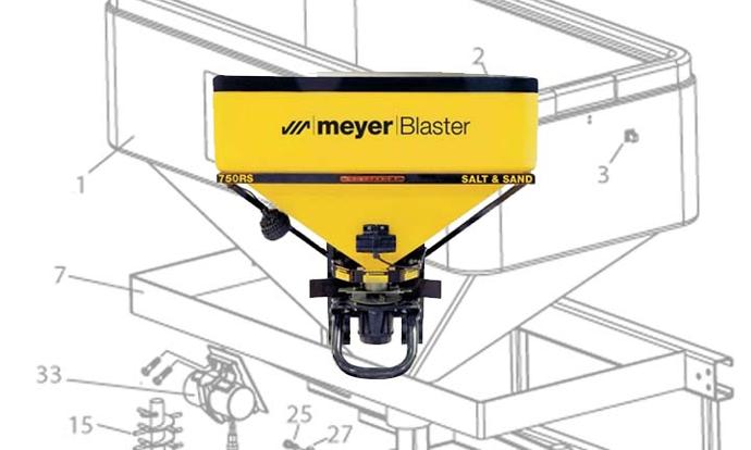 Meyer Tailgate Spreaders Parts Diagrams