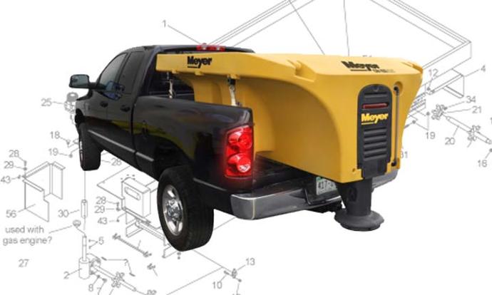 Meyer Hopper Spreader Parts Diagrams