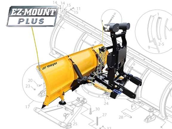 Meyer EZ-Mount Plus Parts Diagrams