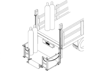 Thieman Tailgates Heavy Duty Bottle Gas Liftgate Parts Diagrams