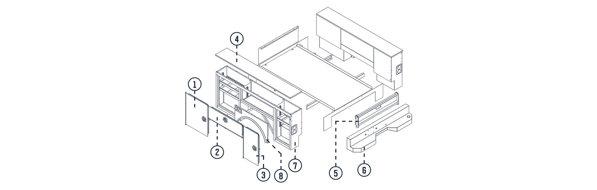 CM Truck Beds Doors and Fabricated Assembly