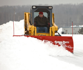 BOSS Skid-Steer Plows