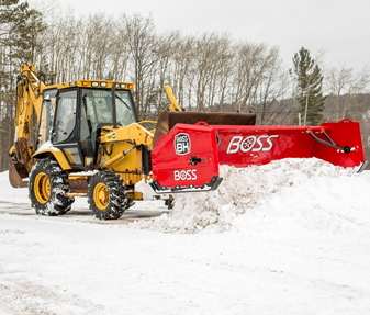 BOSS Backhoe Plows