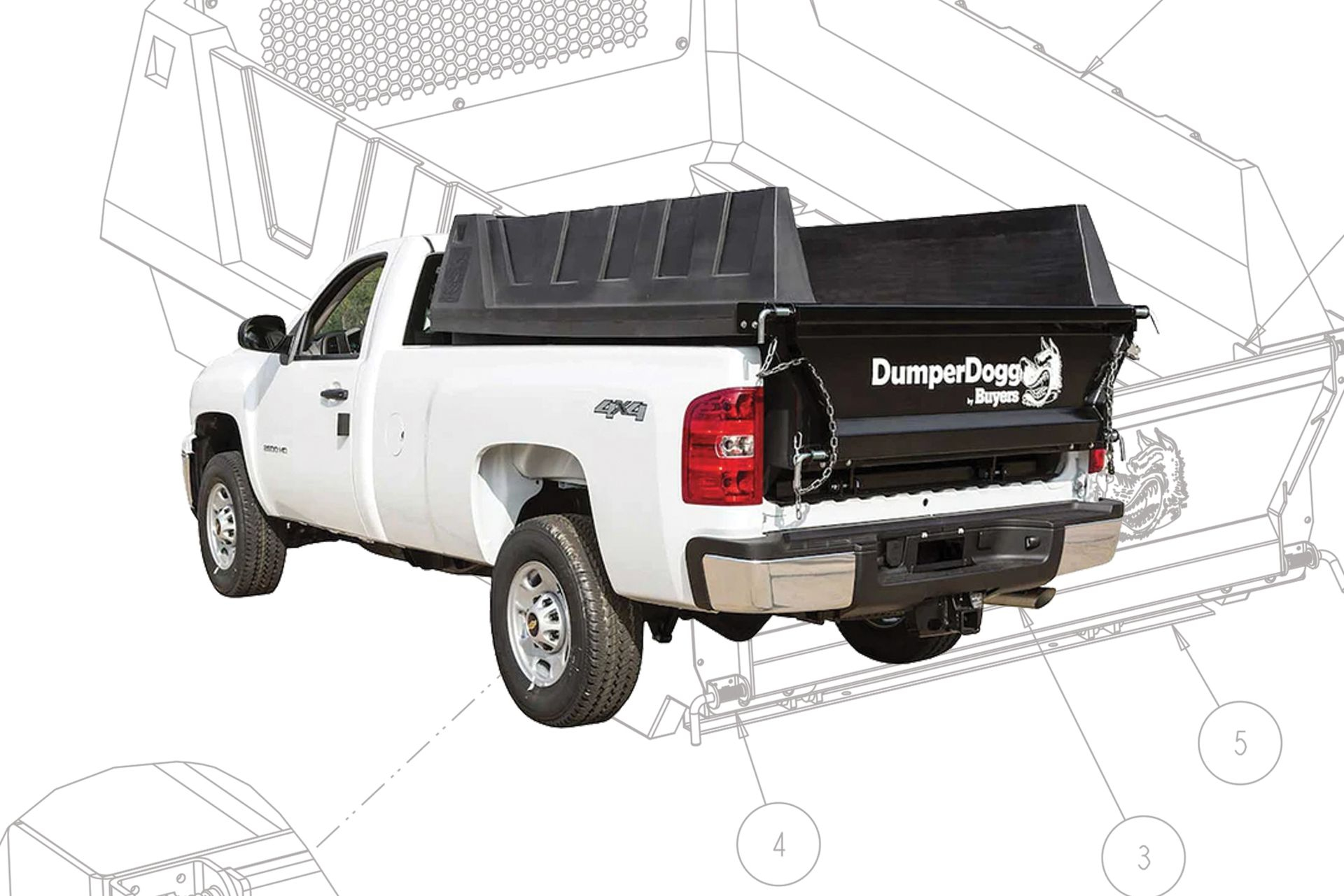 DumperDogg Polymer Dump Insert Parts Diagrams