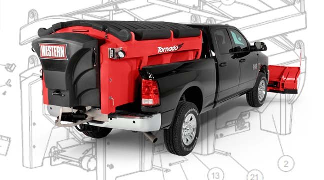 Western Hopper Spreaders Parts Diagrams