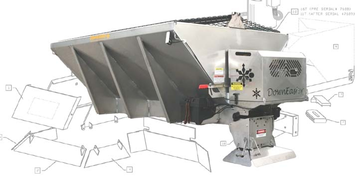 Downeaster Spreaders Parts Diagrams