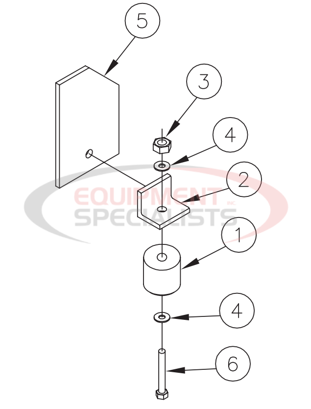 Thieman Stowaway LRST Snubber Kit 172 Diagram Breakdown Diagram