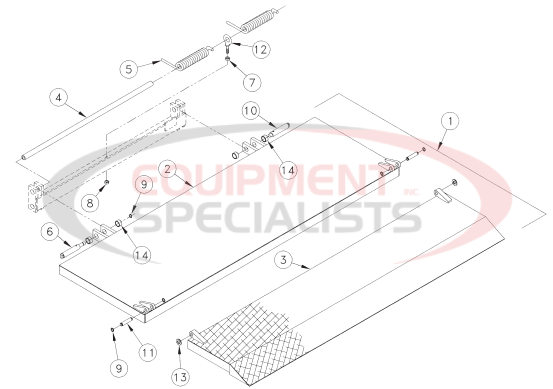 Thieman Stowaway M Platform Assembly M16/20 Diagram Breakdown Diagram