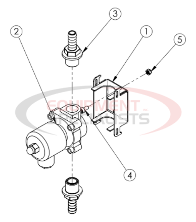 Hilltip Valve Pre-Assembly 2000-6000 AM/CM Diagram Breakdown Diagram