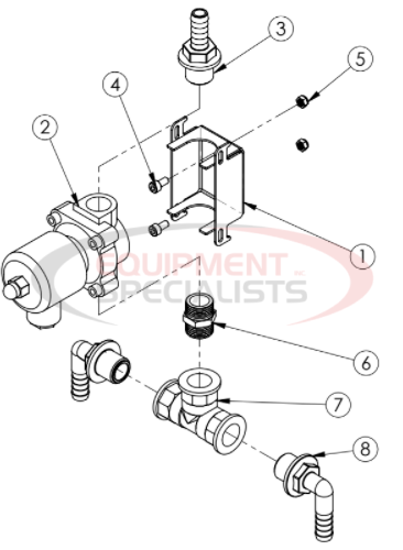 Hilltip Pre-Wet Valve Pre-Assembly 2000-6000 AM/CM Diagram Breakdown Diagram