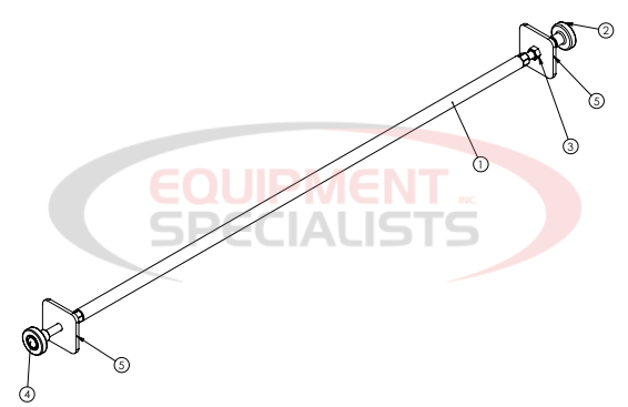 Hilltip Pull Pipe Assembly 2100-3400 Poly Electric Spreader Diagram Breakdown Diagram