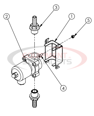 Hilltip Valve Pre-Assembly 2100-3400 Poly Electric Spreader Diagram Breakdown Diagram