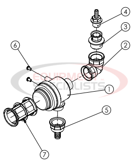 Hilltip Filter Pre-Assembly 2100-3400 Electric Poly Spreader Diagram Breakdown Diagram