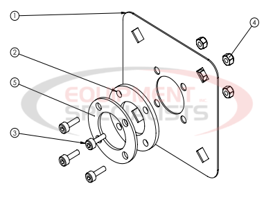 Hilltip Gearbox Seal Kit (Old Type) 800-1450 Poly Electric Spreader Diagram Breakdown Diagram