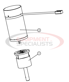 Hilltip Spinner Motor Gearbox Assembly 1000-3300 SSA/SSC Diagram Breakdown Diagram