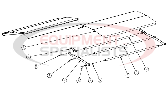 Hilltip Cover Assembly Icebreaker 380 Diagram Breakdown Diagram