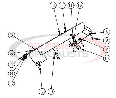 Hilltip Invert Vee Kit Adjustable 800-1100 Poly Electric Tractor Spreader Diagram Breakdown Diagram