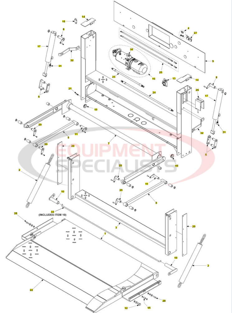 Maxon ME2 C2 Pickup Liftgate Aug 2015-Apr 2018 Parts Diagram66+3 Breakdown Diagram