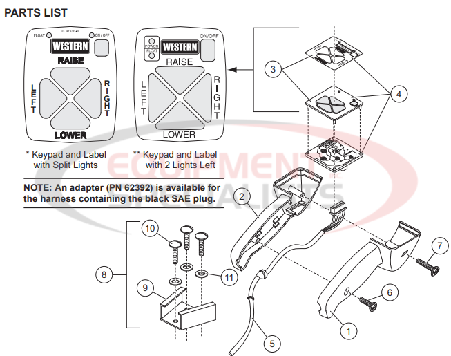 Western Suburbanite Handheld Controller Breakdown Diagram