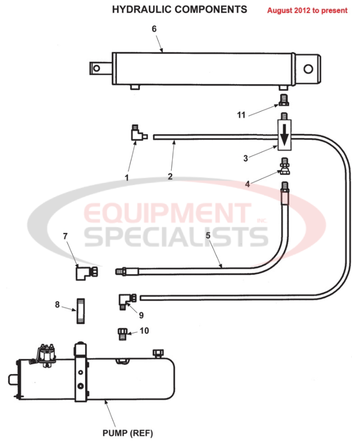 Maxon RCM Hydraulic Components Parts Diagram Breakdown Diagram