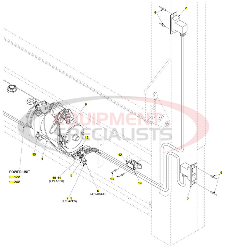 Maxon DMD Electrical Systems Manual Closer Parts Diagram Breakdown Diagram