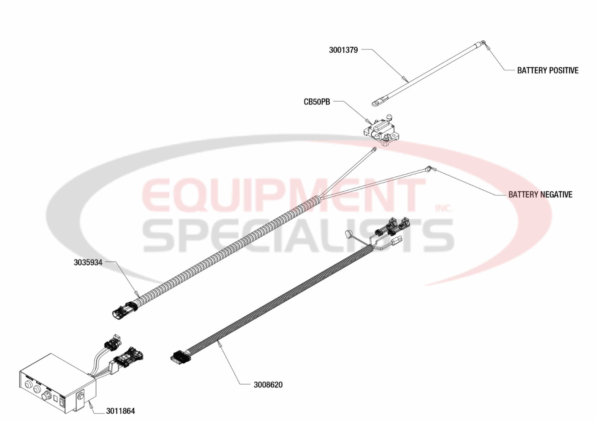 Buyers TGSUVPROA Control Wiring Parts Diagram Breakdown Diagram
