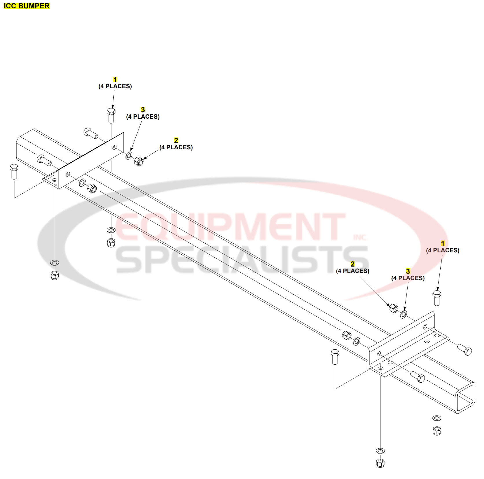 Maxon MXT 25/33 ICC Bumper Parts Diagram Breakdown Diagram