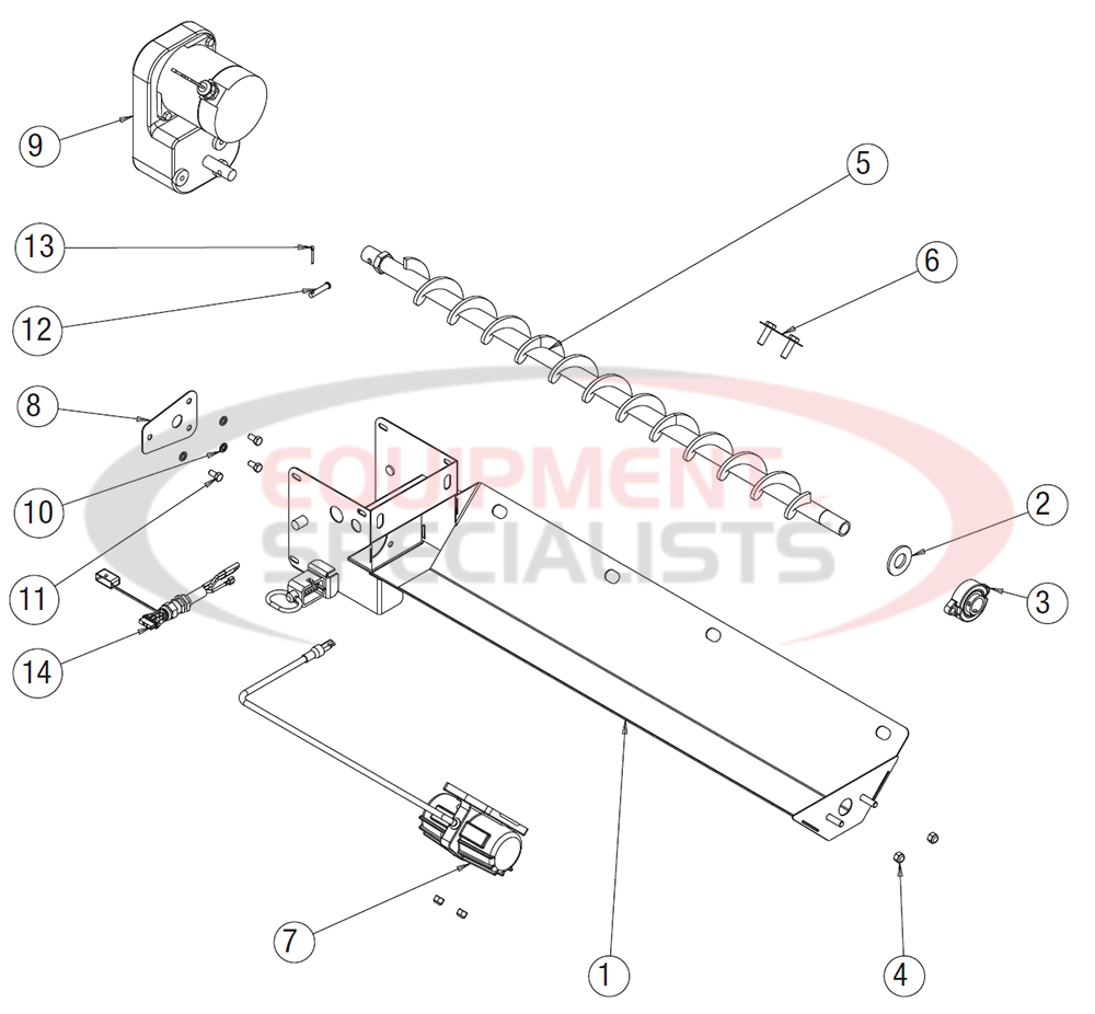 Buyers SaltDogg SHPE1500 Parts Diagram Breakdown Diagram