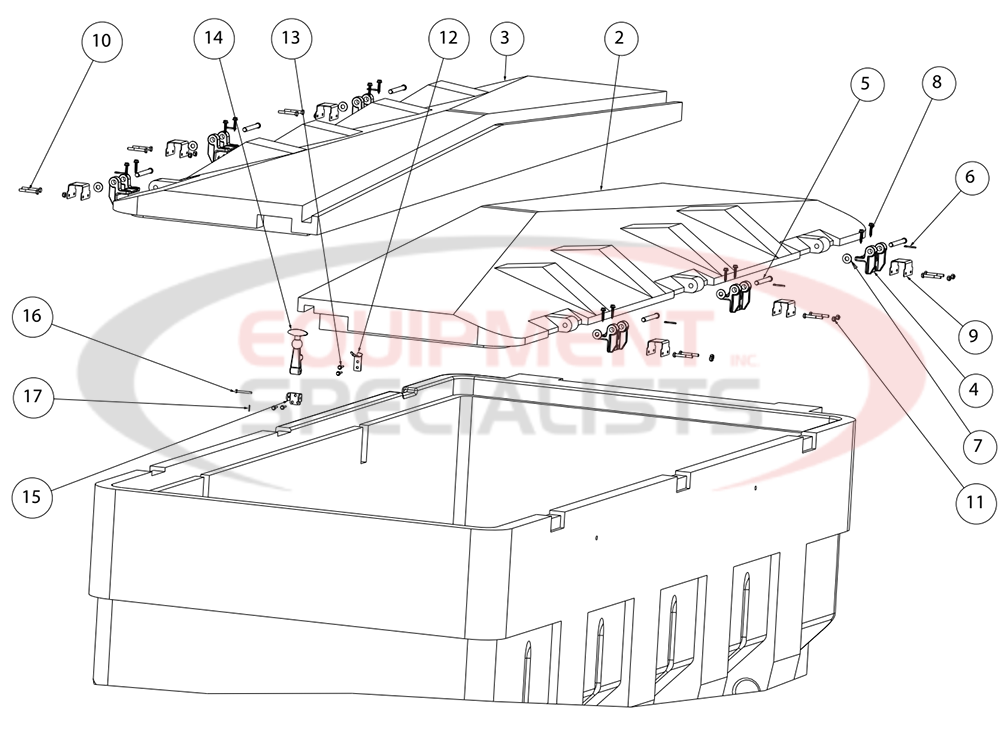 Buyer SaltDogg SHPE3000 Hopper 2 Diagram Breakdown Diagram