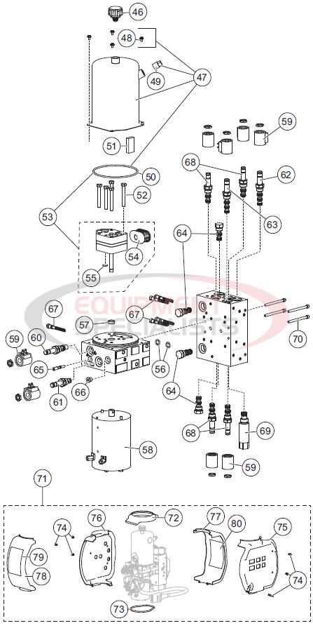 Wideout Hydraulics Breakdown Diagram