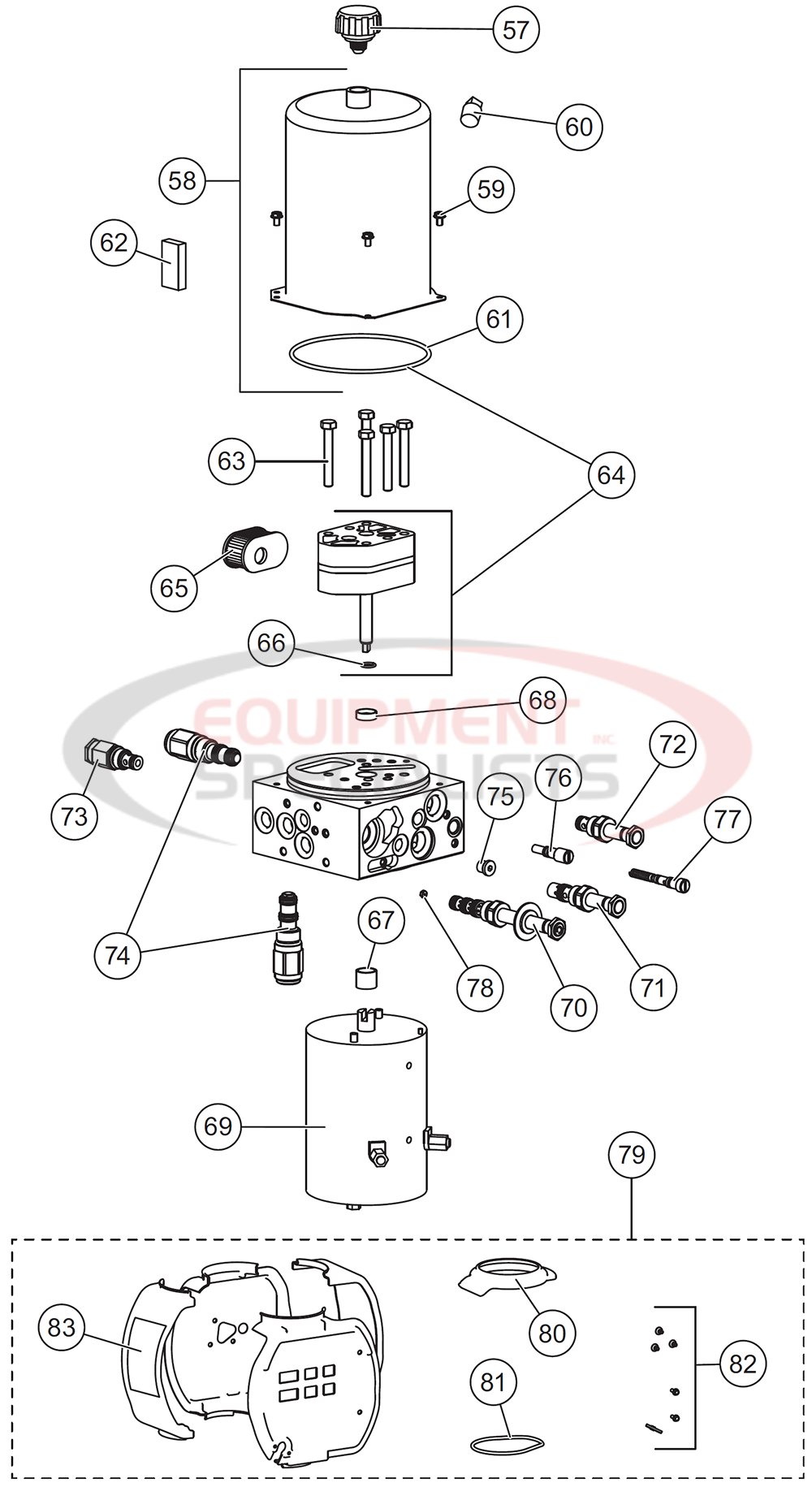 Western Prodigy Hydraulic Power Unit Diagram Breakdown Diagram