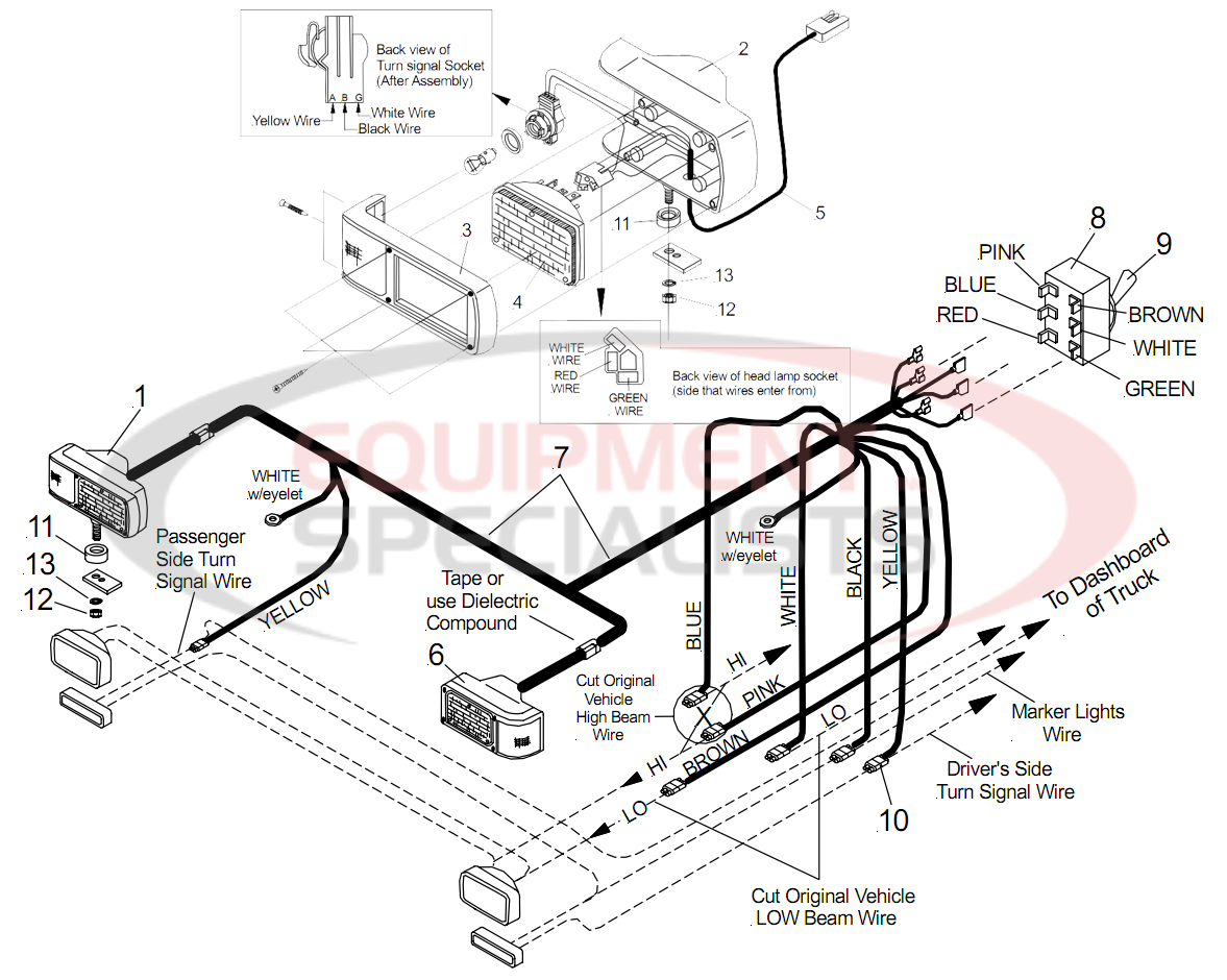 Meyer 6 pole Light Diagram Breakdown Diagram