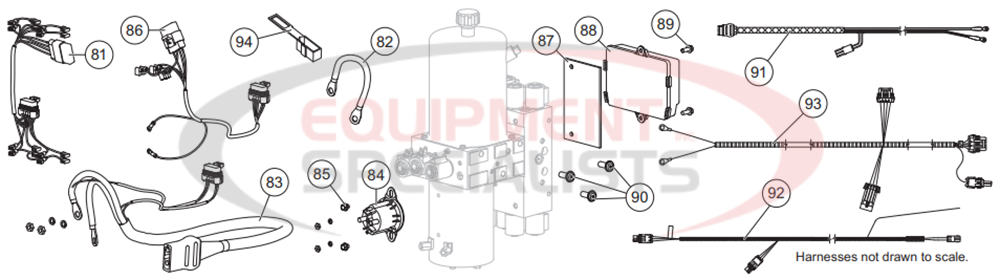 Western MVP3 Plow Side Electrical Diagram Breakdown Diagram