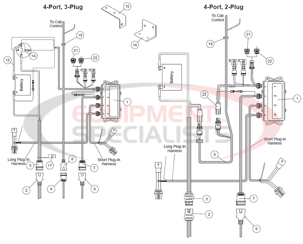 Western Electrical 4 Port Isolation Module Breakdown Diagram