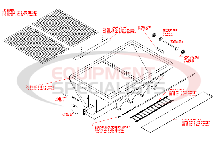 Smith SSV Hopper Diagram Breakdown Diagram