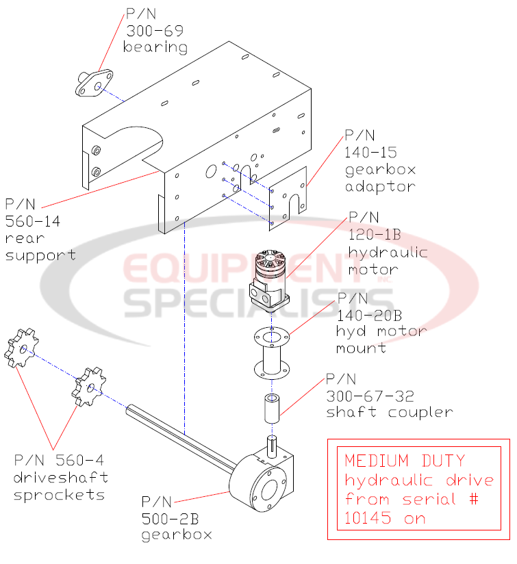 Smith SSV Medium Duty Hydraulic Drive Diagram Breakdown Diagram