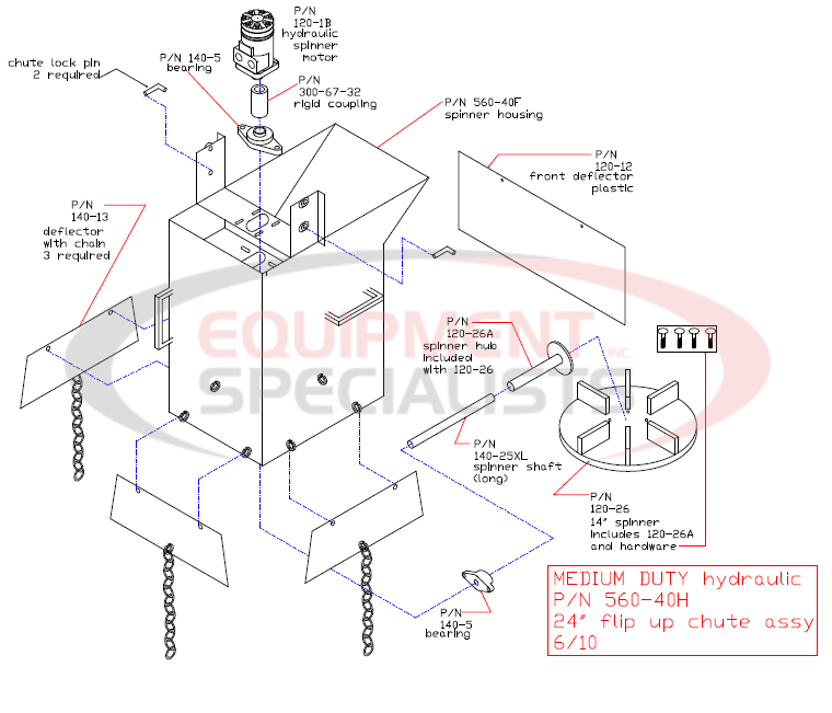 Smith SSV Flip Up Chute Diagram Breakdown Diagram