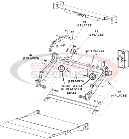 Maxon Tuk-A-Way GPTLR-25 & GPTLR-33 Steel Main Assembly 2nd Diagram Breakdown Diagram