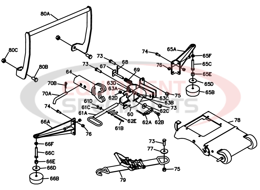 TGS600 & TGS1100 RT3 ATTACHMENT Diagram Breakdown Diagram