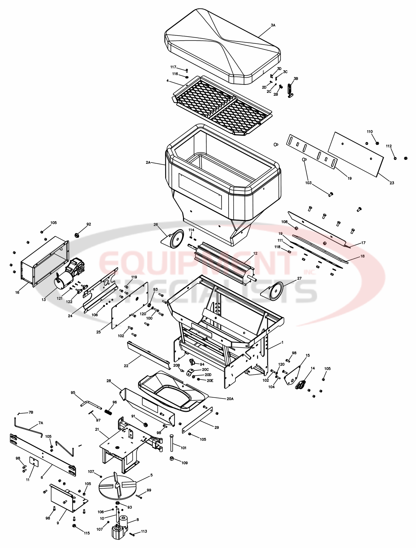 Boss TGS800 Diagram Breakdown Diagram