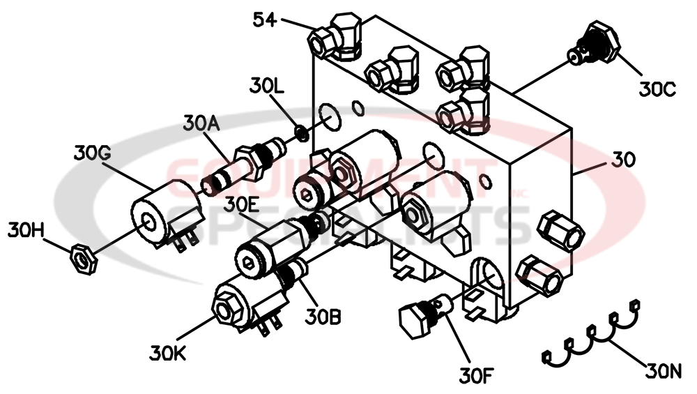 Boss V Plow Hydraulic Valve Assembly Diagram Breakdown Diagram