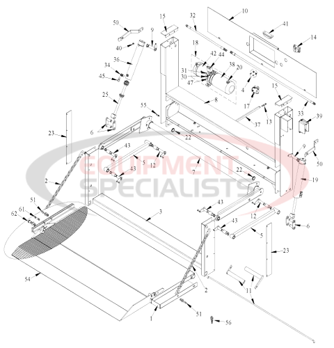 Tommy Gate G2 Series Pick Up Lift Gate Parts Diagram Breakdown Diagram