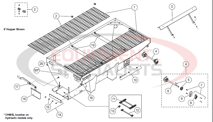 Western Striker Hopper Diagram Breakdown Diagram