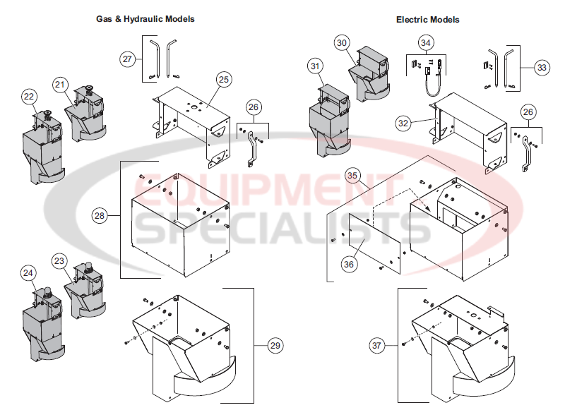 Western Striker Chute Diagram Breakdown Diagram