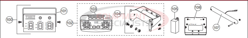 Western Striker Controls/Electrical Diagram Breakdown Diagram