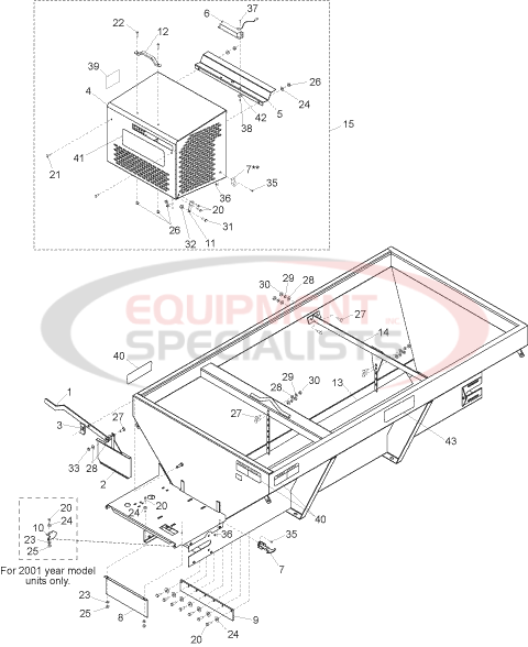 Western Ice Breaker Hopper Spreader Body Diagram Breakdown Diagram