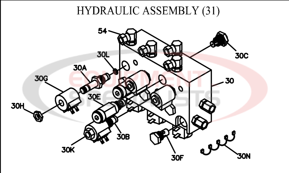 Boss Power VXT Hydraulics Diagram Breakdown Diagram