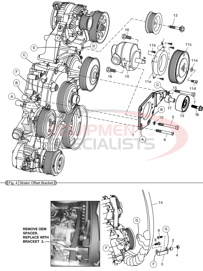 Deweze 700611 Clutch Pump Kit Breakdown Diagram